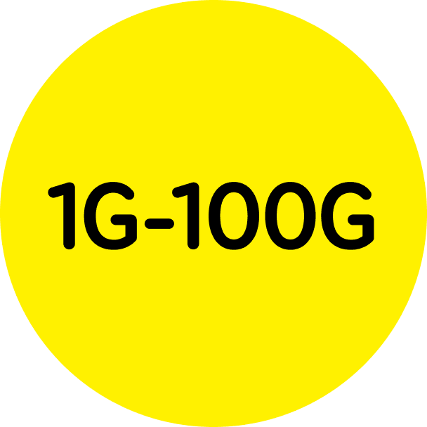 1G 100G