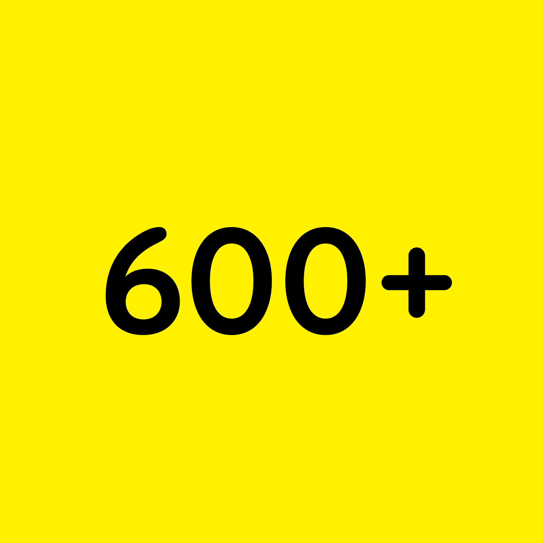 600 square
