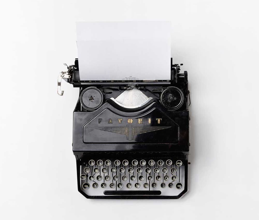 Review Process Typewriter 1000 x 850