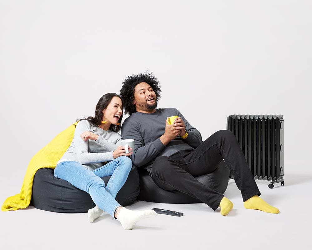 Watching TV text image