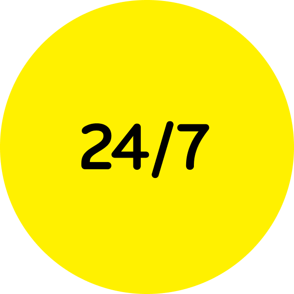 24/7.