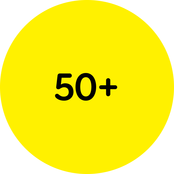 50+.