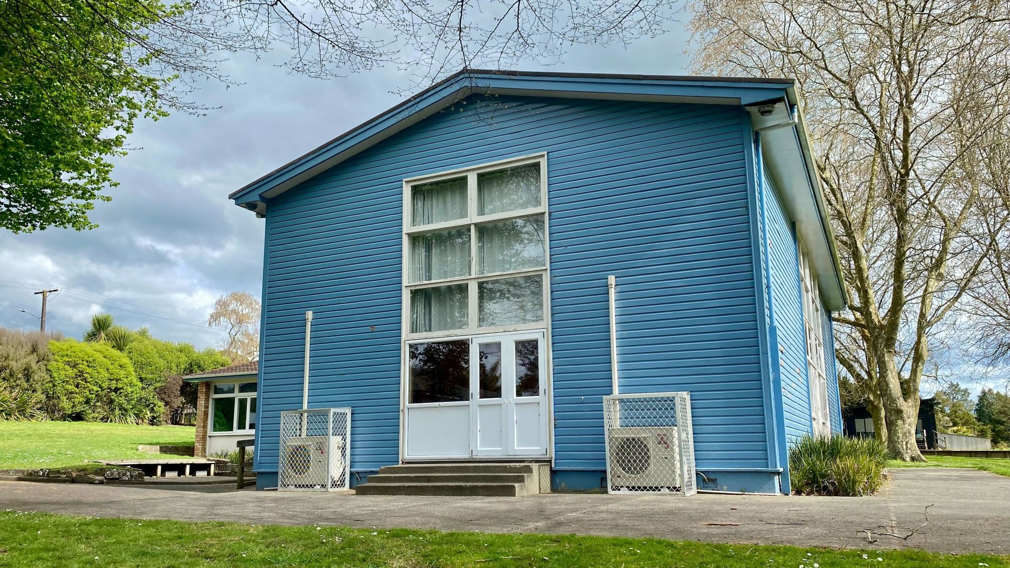 blue community hall