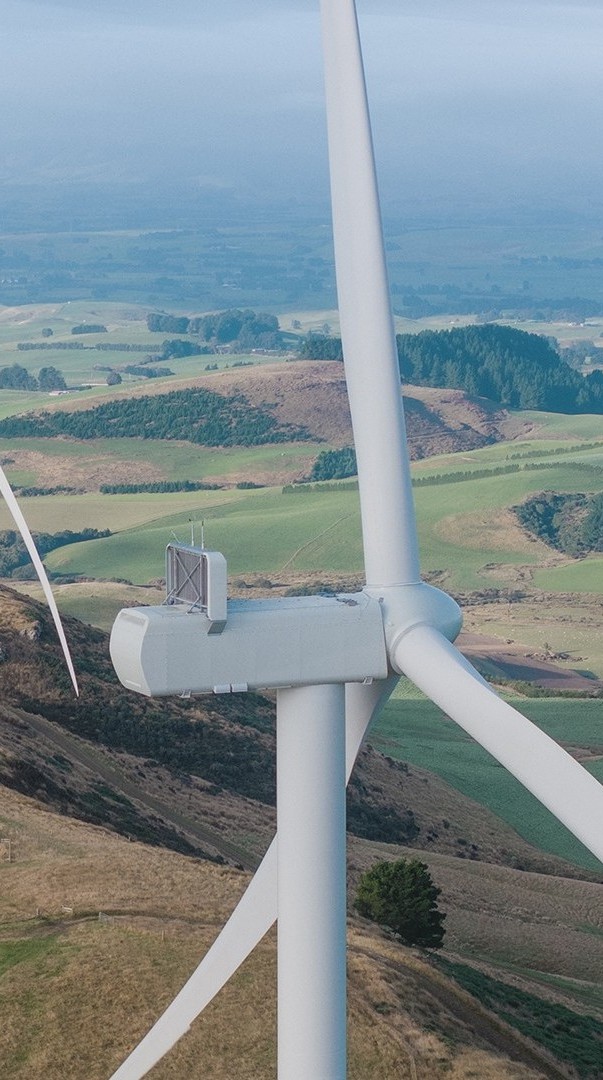 wind turbine at Kaiwera Downs wind farm